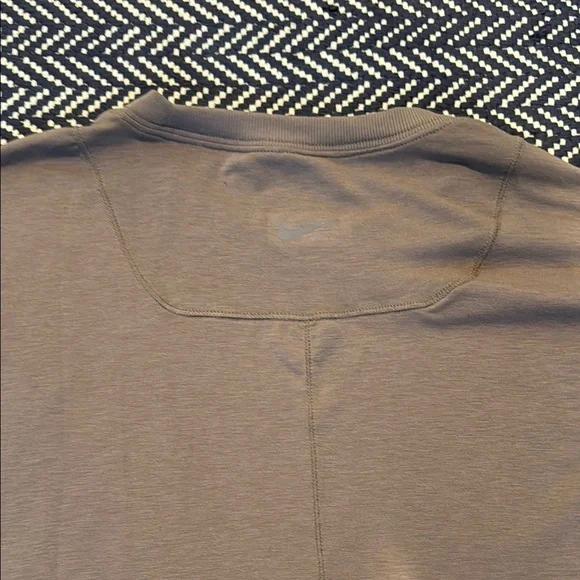 Nike Tan Short Sleeve Tee Classic Crew Neck - Picture 7 of 9